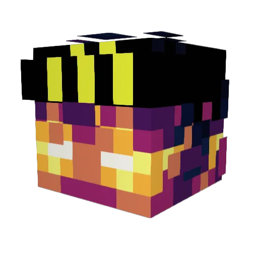 _Annihilation_ Minecraft avatar head, 3D render