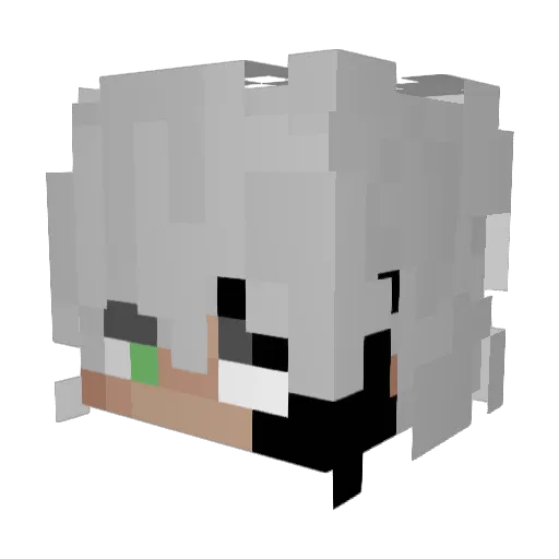 _Anx1ety_ Minecraft avatar head, 3D render