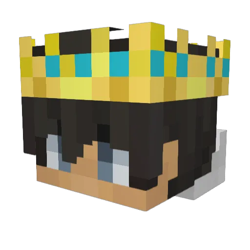 _ApeE Minecraft avatar head, 3D render
