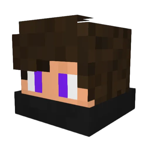 _Apeks_ Minecraft avatar head, 3D render