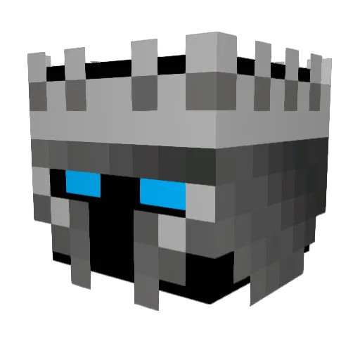 _AppleX_ Minecraft avatar head, 3D render