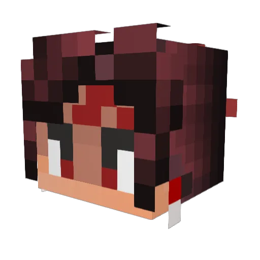 _Arichi Minecraft avatar head, 3D render