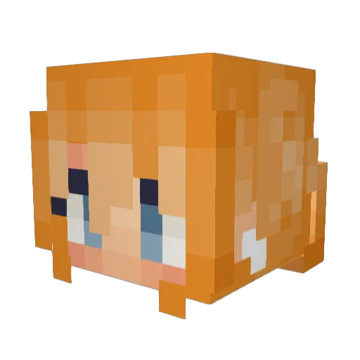 _Arigos_ Minecraft avatar head, 3D render