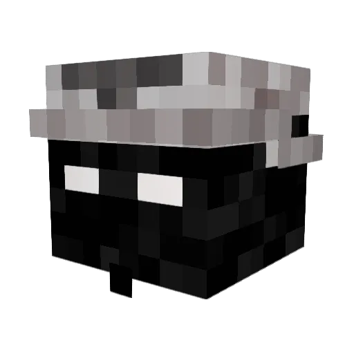 _Arkai Minecraft avatar head, 3D render