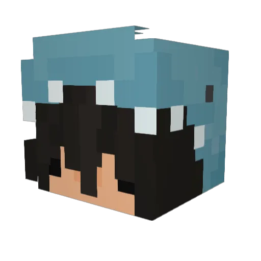 _Armyy_ Minecraft avatar head, 3D render