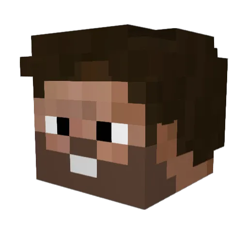 _Arthur701_ Minecraft avatar head, 3D render
