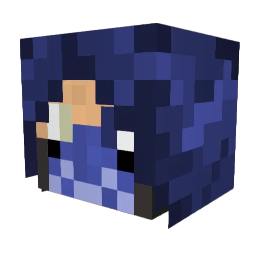 _Articuno_Gamer Minecraft avatar head, 3D render