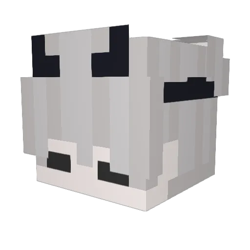 _Aruous_ Minecraft avatar head, 3D render
