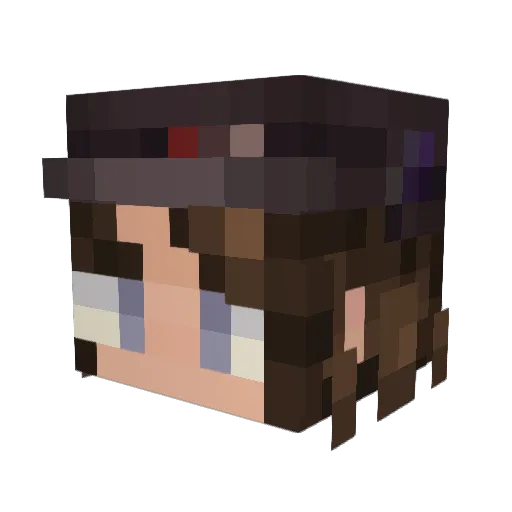 _Arvedur Minecraft avatar head, 3D render