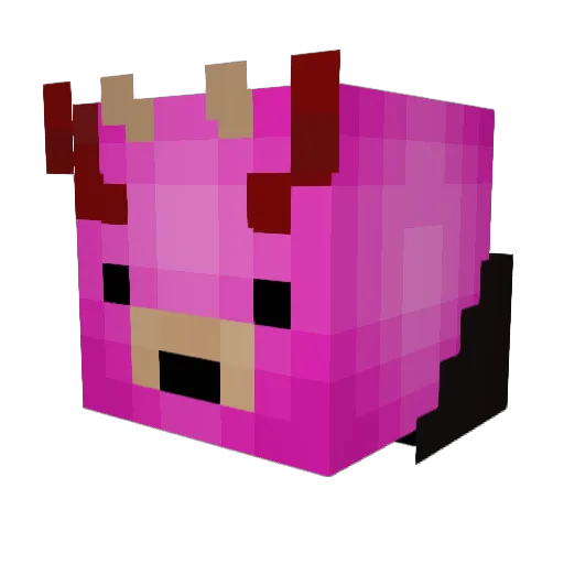 _AseRiN_ Minecraft avatar head, 3D render