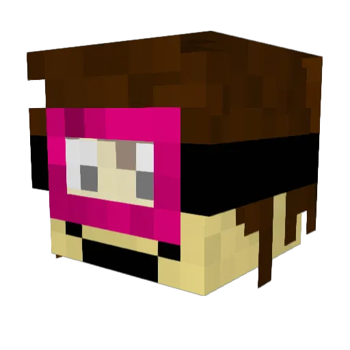 _Asnoby_ Minecraft avatar head, 3D render