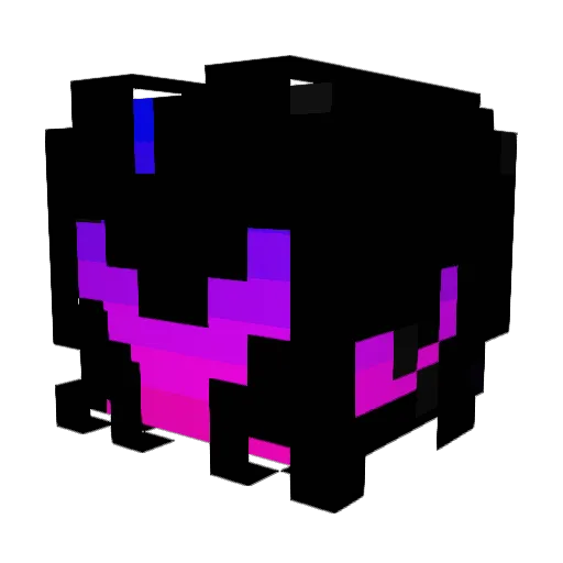 _Asther_ Minecraft avatar head, 3D render