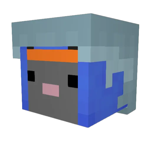 _AstroExplorer Minecraft avatar head, 3D render
