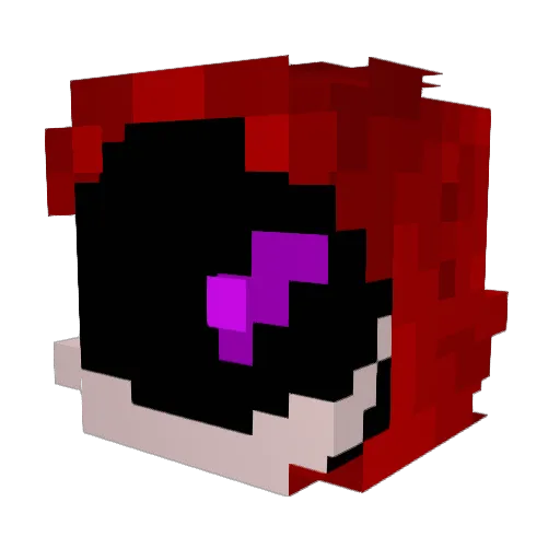 _Astuzia_ Minecraft avatar head, 3D render
