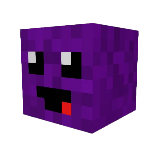 _Ataru Minecraft avatar head, 3D render
