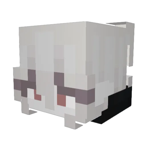 _Atexio_ Minecraft avatar head, 3D render