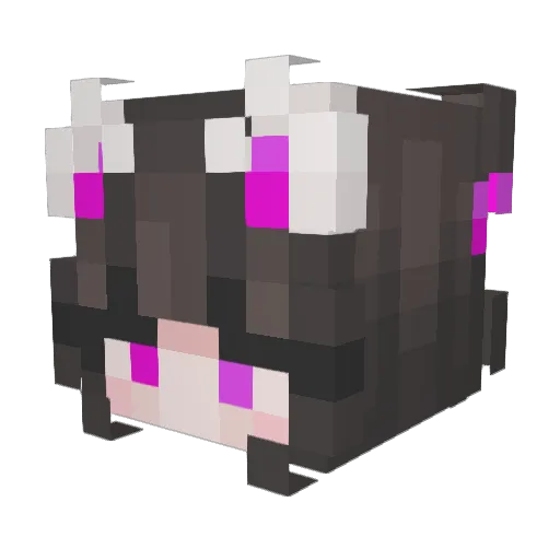 _Auryx Minecraft avatar head, 3D render