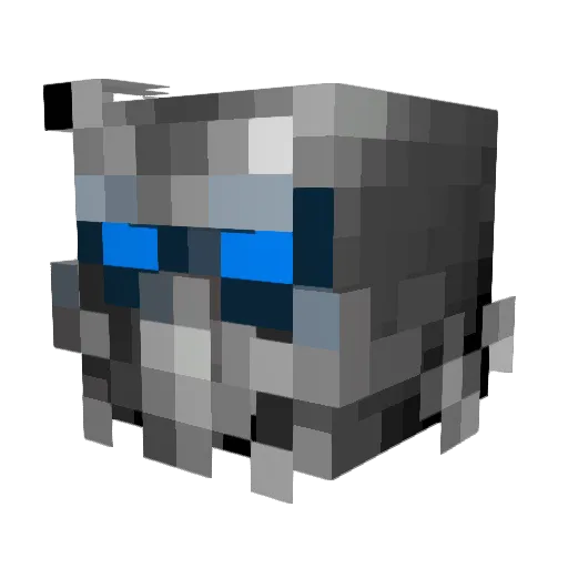 _AussyDaBoss_ Minecraft avatar head, 3D render