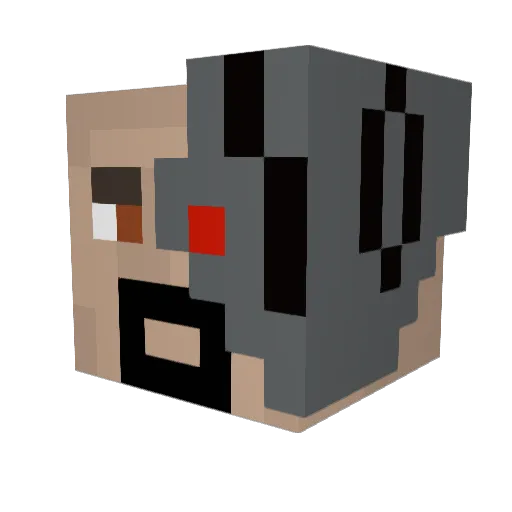 _Austos_ Minecraft avatar head, 3D render