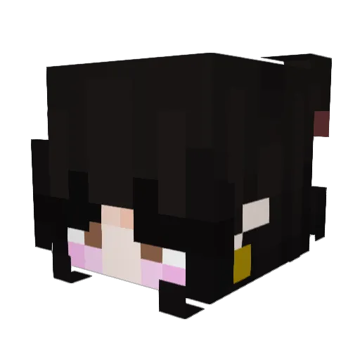 _Autumn__ Minecraft avatar head, 3D render