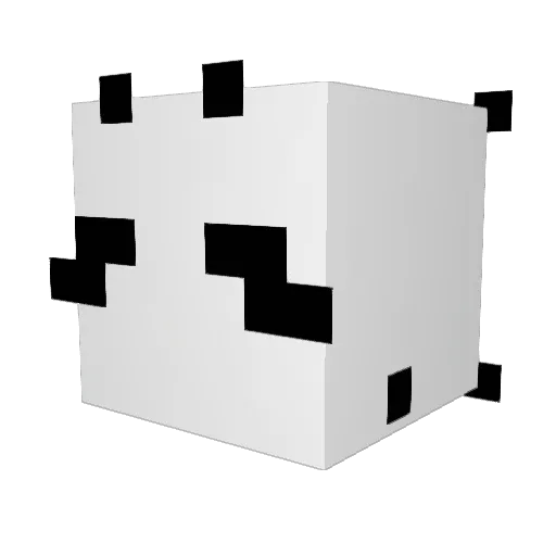 _Avanox_ Minecraft avatar head, 3D render