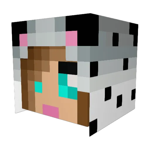 _Avatar Minecraft avatar head, 3D render