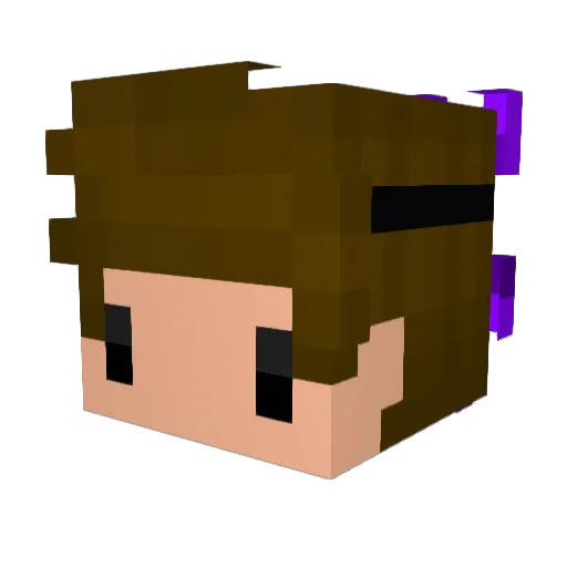 _Avatar_X Minecraft avatar head, 3D render