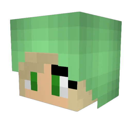 _Aviothic_ Minecraft avatar head, 3D render