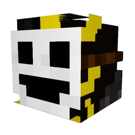 _Avlix_ Minecraft avatar head, 3D render