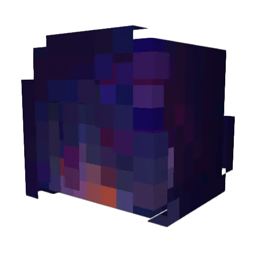 _Avrix_ Minecraft avatar head, 3D render