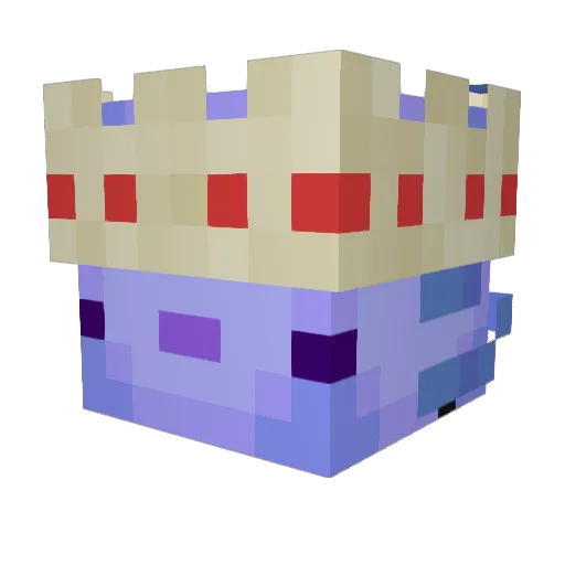 _AxoKing_ Minecraft avatar head, 3D render