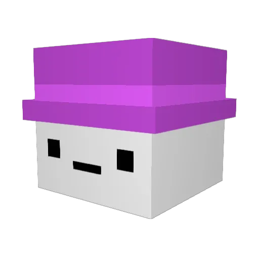 _AymEn_ Minecraft avatar head, 3D render