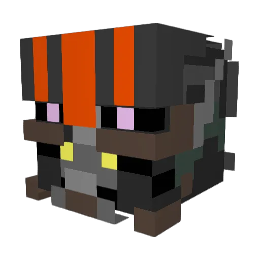 _B3NJ_ Minecraft avatar head, 3D render