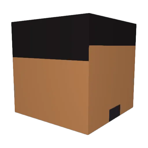 _B3nny Minecraft avatar head, 3D render