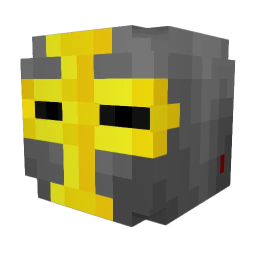 _BADGOOD_ Minecraft avatar head, 3D render