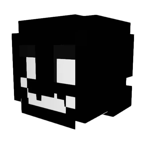 _BALII_ Minecraft avatar head, 3D render