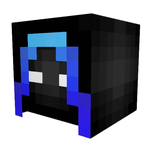 _BATYA_ Minecraft avatar head, 3D render