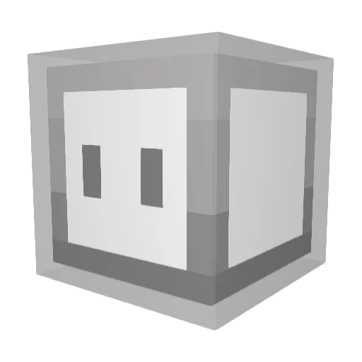 _BBDGD Minecraft avatar head, 3D render