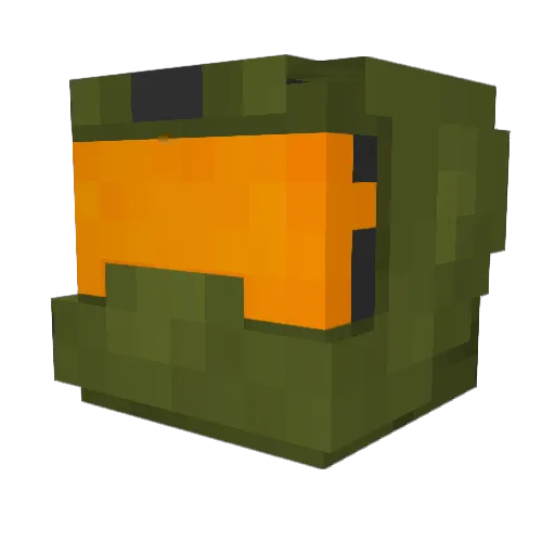 _BDJ_ Minecraft avatar head, 3D render