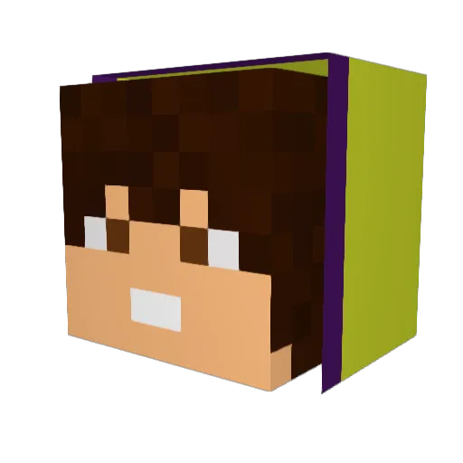 _BIG_BOSS_99 Minecraft avatar head, 3D render