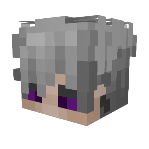 _BLATANT_PeazyB Minecraft avatar head, 3D render