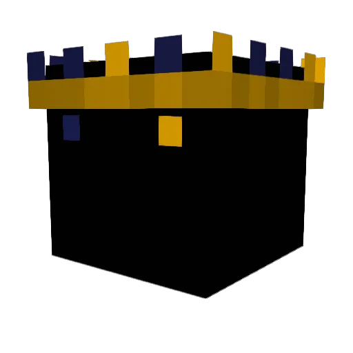 _B_L_U_3_ Minecraft avatar head, 3D render