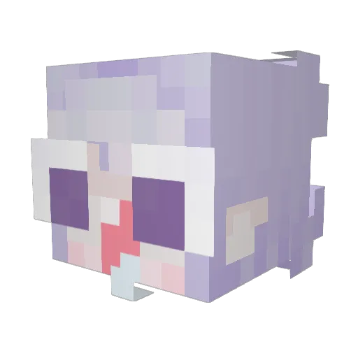 _Baby__san_ Minecraft avatar head, 3D render