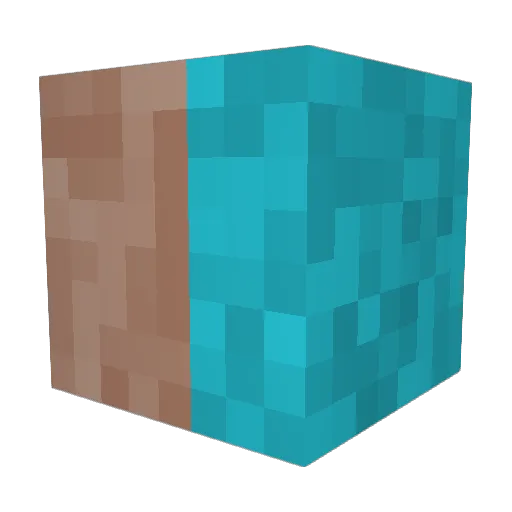 _Baconn_ Minecraft avatar head, 3D render