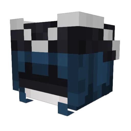 _Bangle_ Minecraft avatar head, 3D render