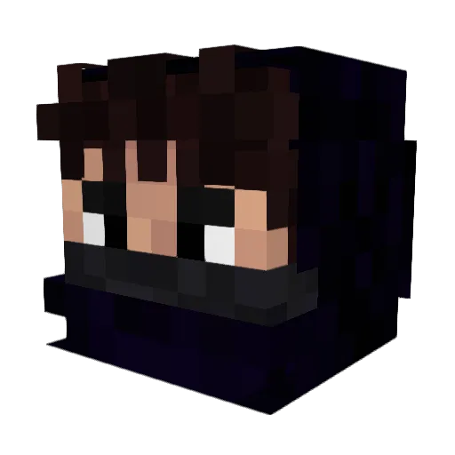 _Banza_ Minecraft avatar head, 3D render