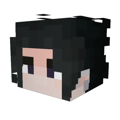 _BateR_ExE_ Minecraft avatar head, 3D render