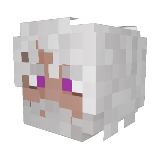 _Batut_ Minecraft avatar head, 3D render