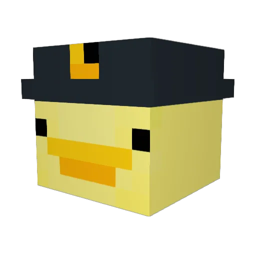 _Baume_ Minecraft avatar head, 3D render