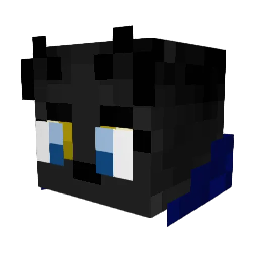 _BeanPlayz_ Minecraft avatar head, 3D render